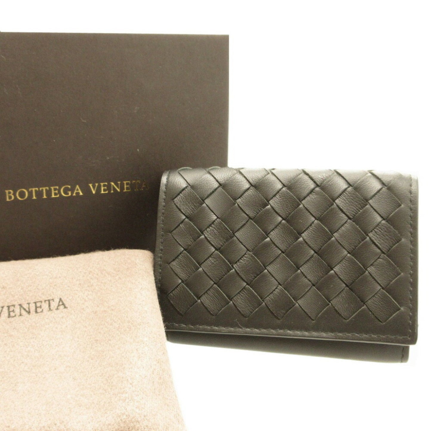 Luxury Bottega Veneta Intrecciato   Leather Wallet (Tri-Fold) ()