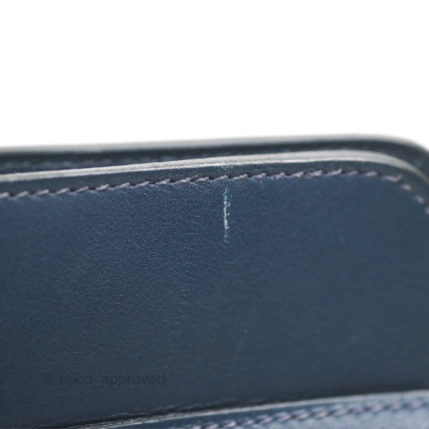 Hermès ToolBox 20 Navy Swift Palladium Hardware