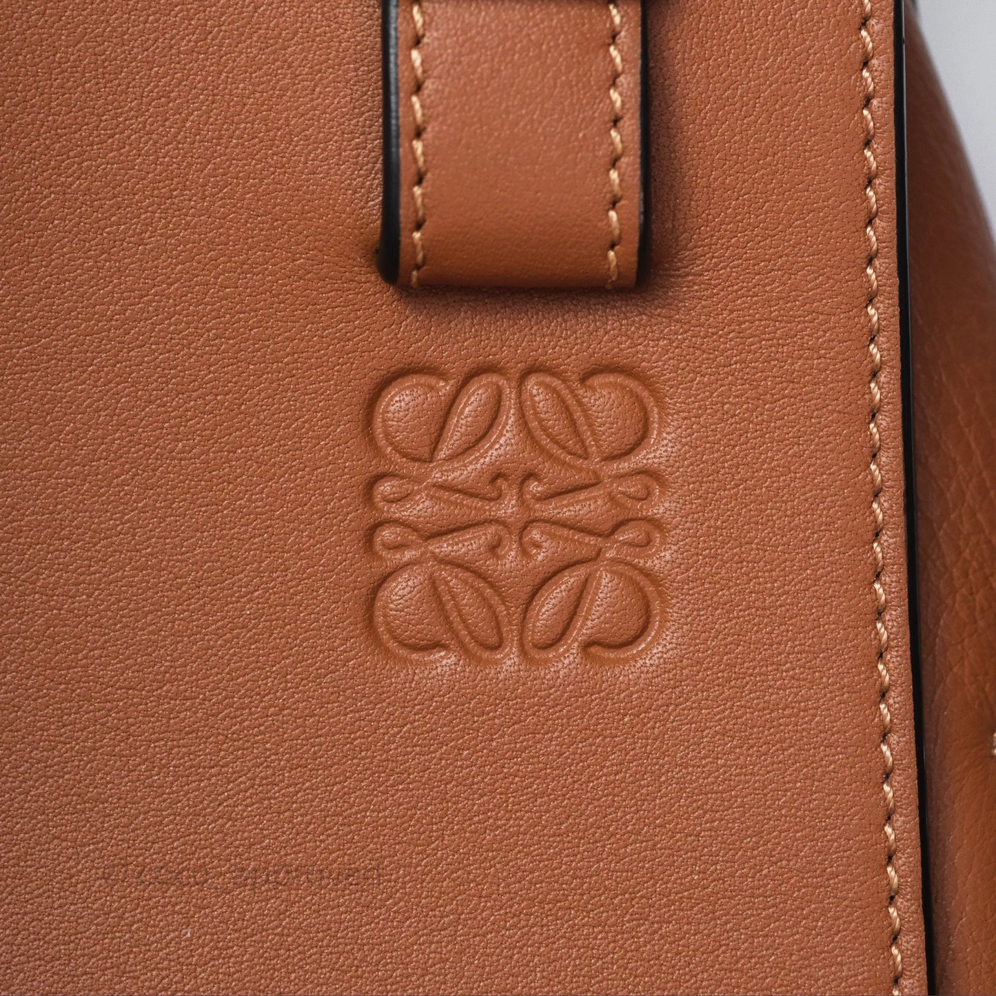 Loewe Hammock Small Shoulder Bag Tan