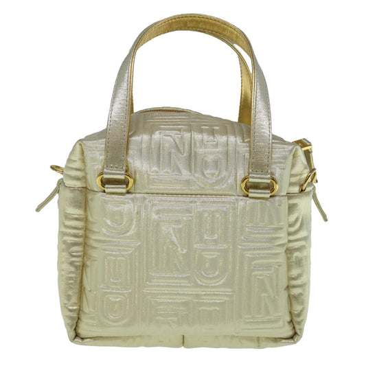 Luxury FendiHand Bag Nylon 2way Gold63497A