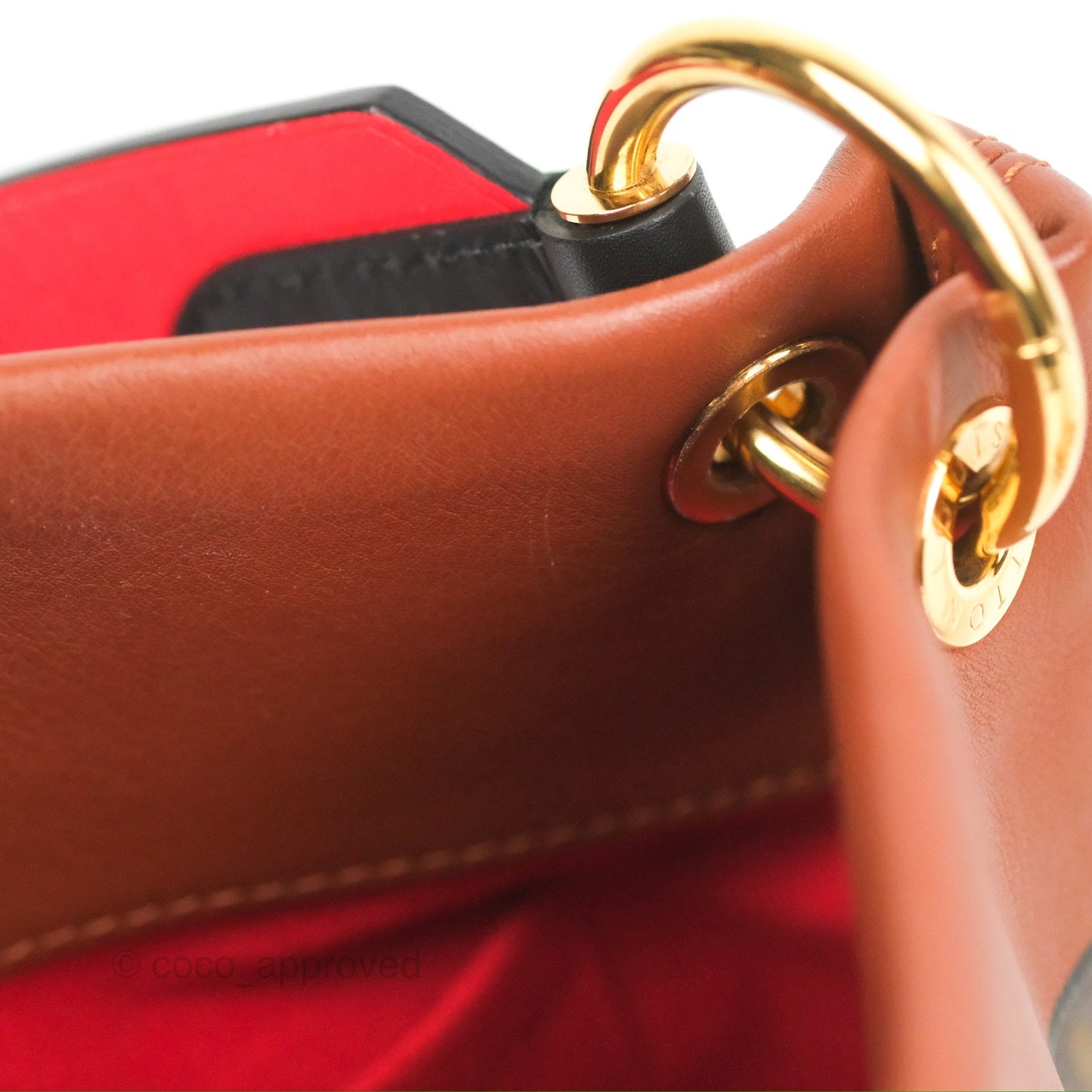 Louis Vuitton Tuileries Besace Bag Brown/Red Monogram
