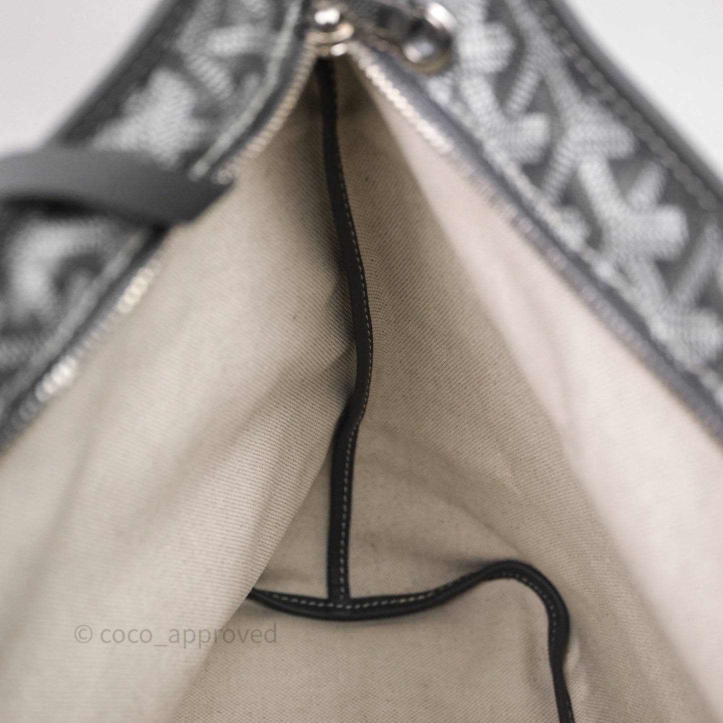 Goyard Bohème Hobo Bag Grey Goyardine Canvas