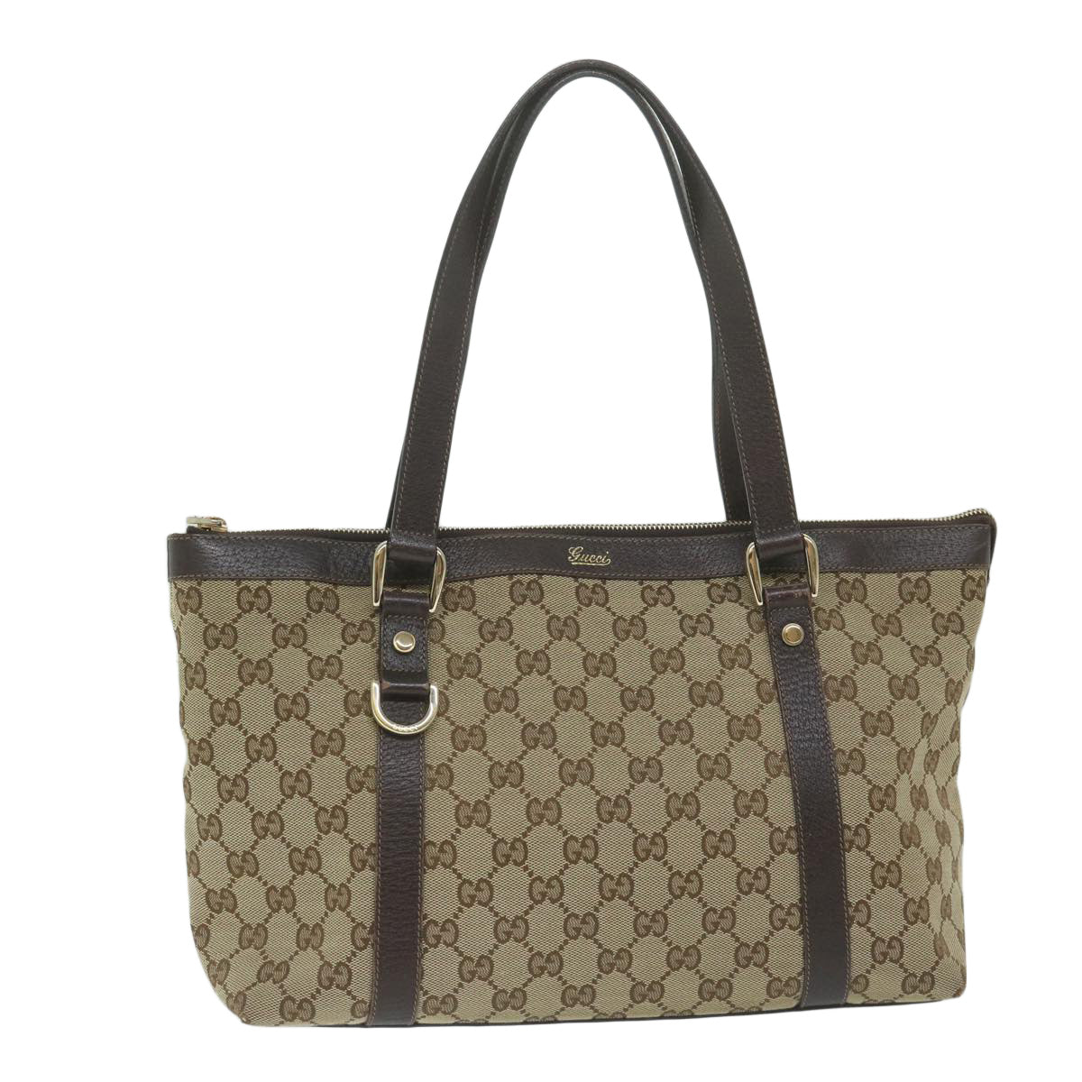 GUCCI GG Canvas Tote Bag Beige 141470  63600