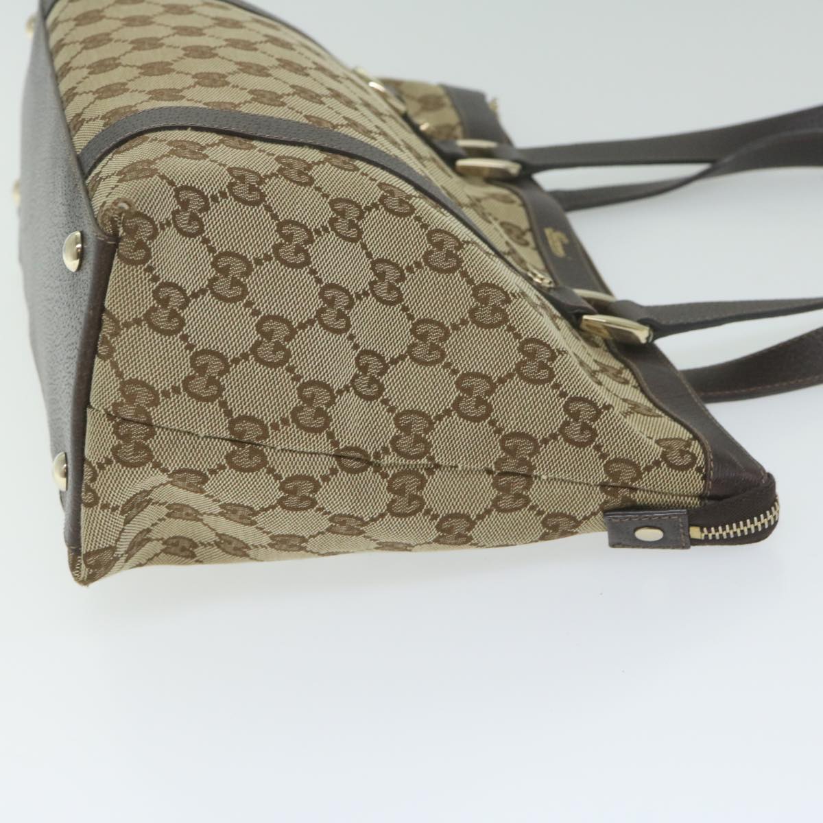 GUCCI GG Canvas Tote Bag Beige 141470  63600