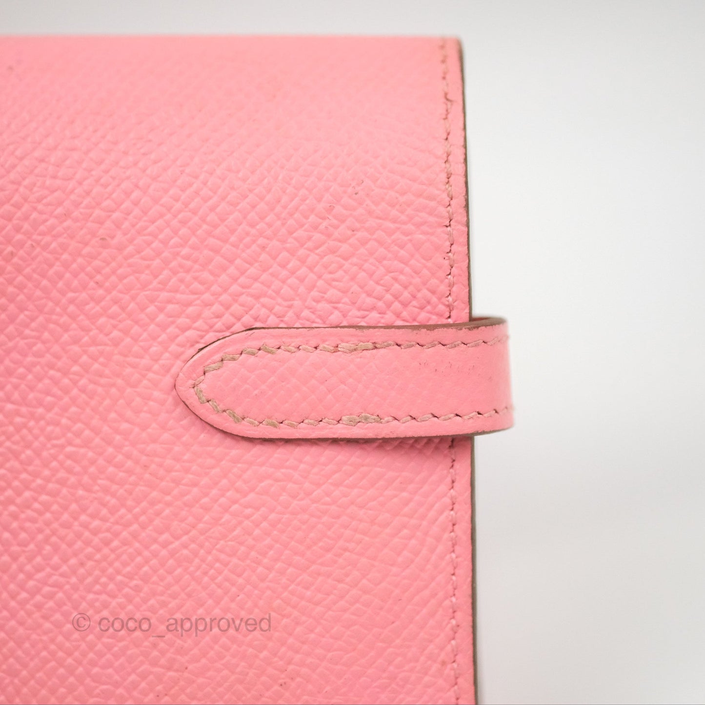 Hermès Small Kelly Wallet Rose Confetti Epsom Palladium Hardware