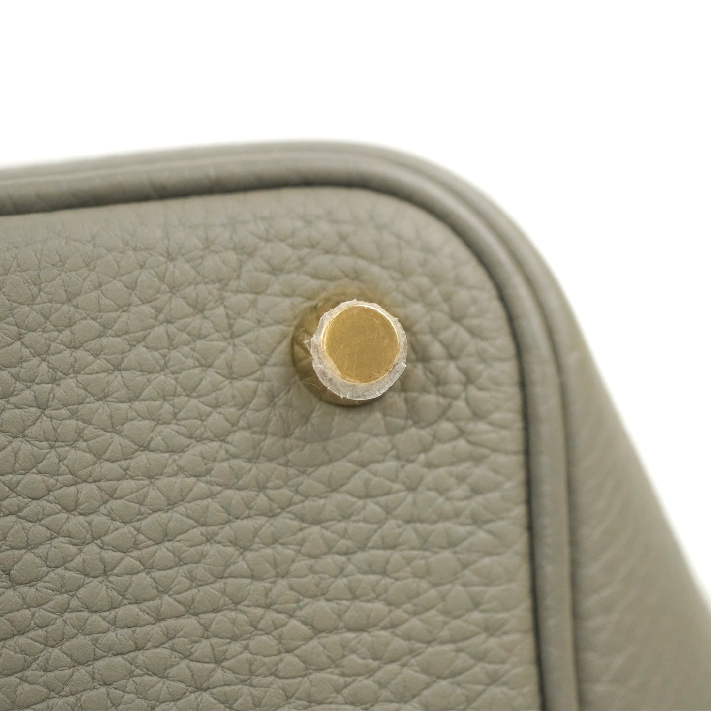Hermès Picotin Lock 18 Gris Meyer 0L Taurillon Clemence Gold Hardware