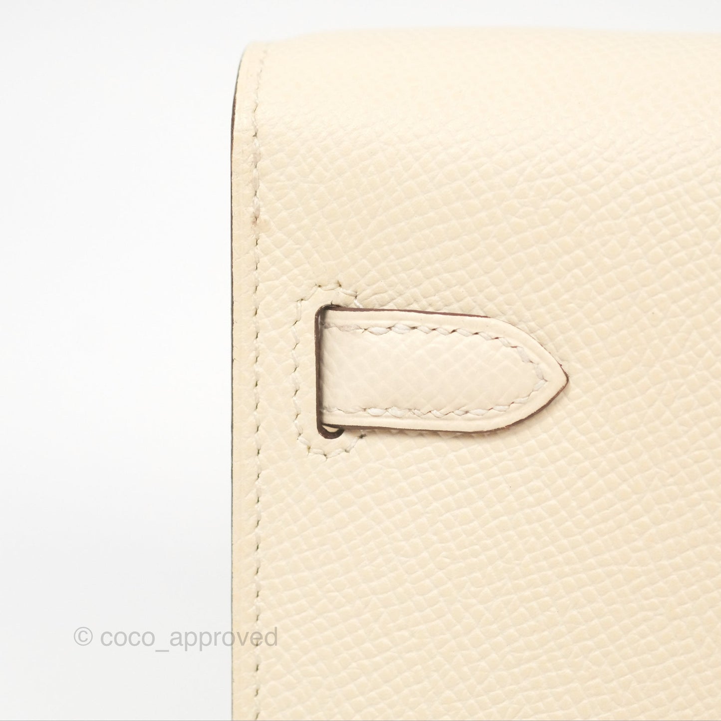 Hermès Kelly To Go Wallet Epsom Nata I2/ Jaune Poussin Gold Hardware