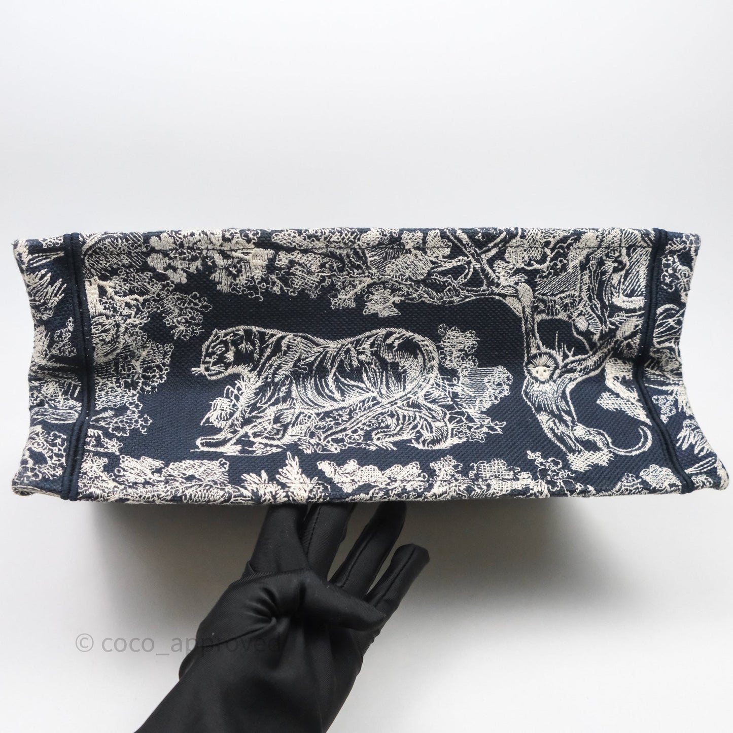 Christian Dior Toile De Jouy Medium Book Tote Canvas