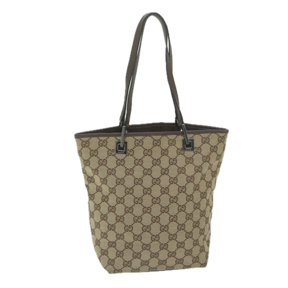 GUCCI GG Canvas Tote Bag Beige 31244  63723