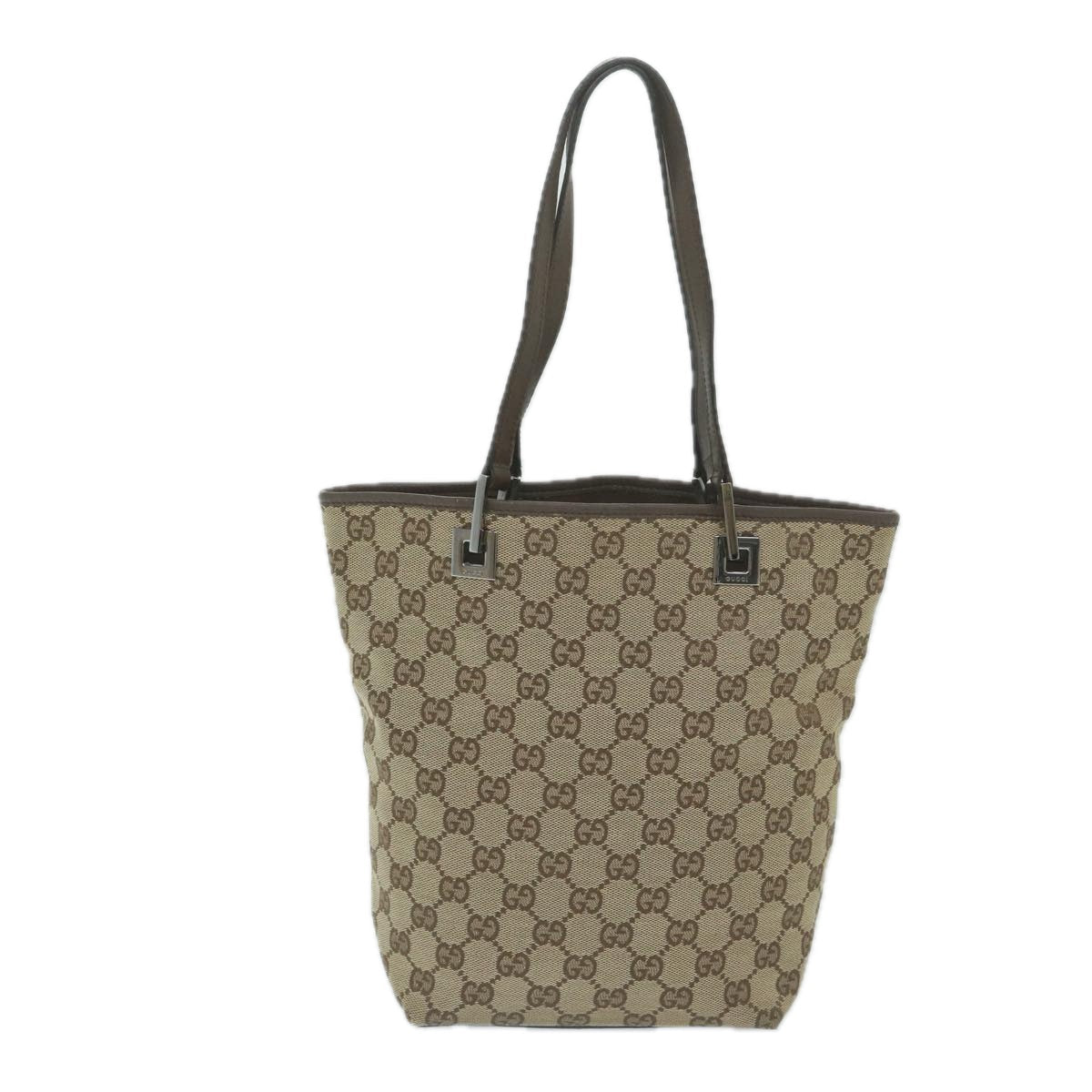 GUCCI GG Canvas Tote Bag Beige 31244  63723