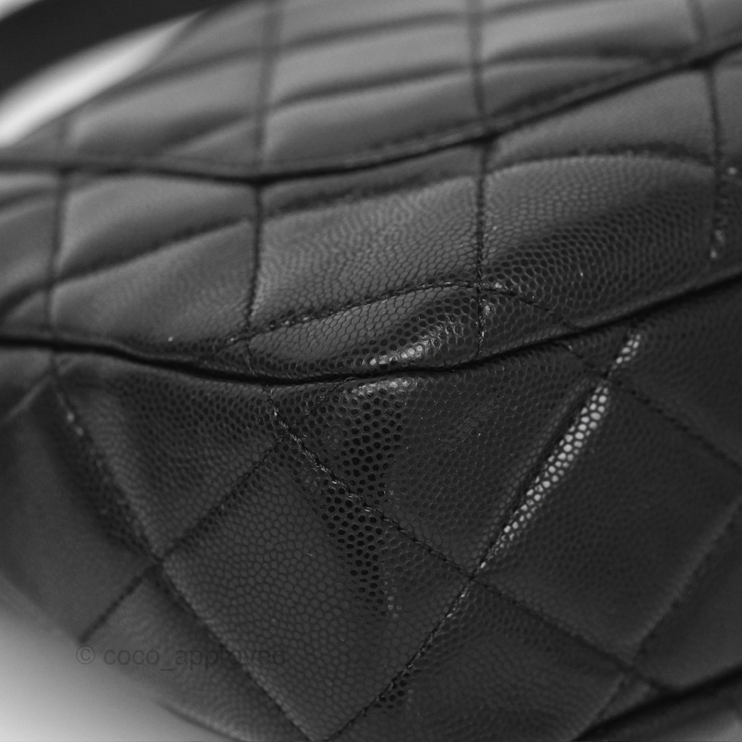 Chanel Twist Your Buttons Hobo Bag Black Shiny Soft Caviar Aged Gold Hardware 22A