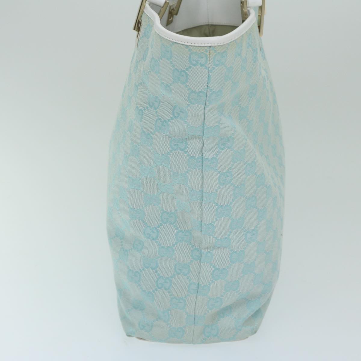 GUCCI GG Canvas Tote Bag Light Blue 002 1098  63751