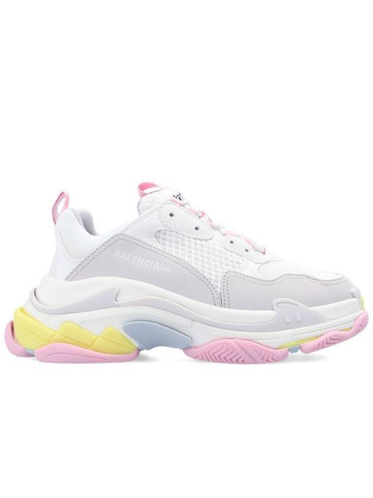 Luxury Balenciaga Triple S Low-Top Sneakers White