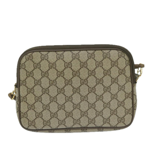 GUCCI GG Supreme Shoulder Bag PVC Leather Beige 56 02 068  63794