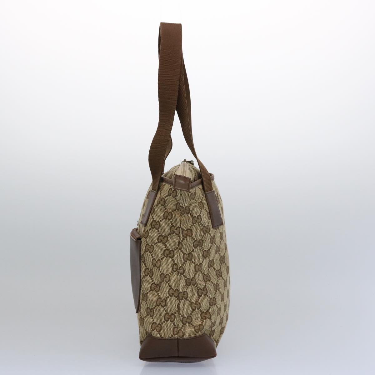 GUCCI GG Canvas Tote Bag Beige  63805
