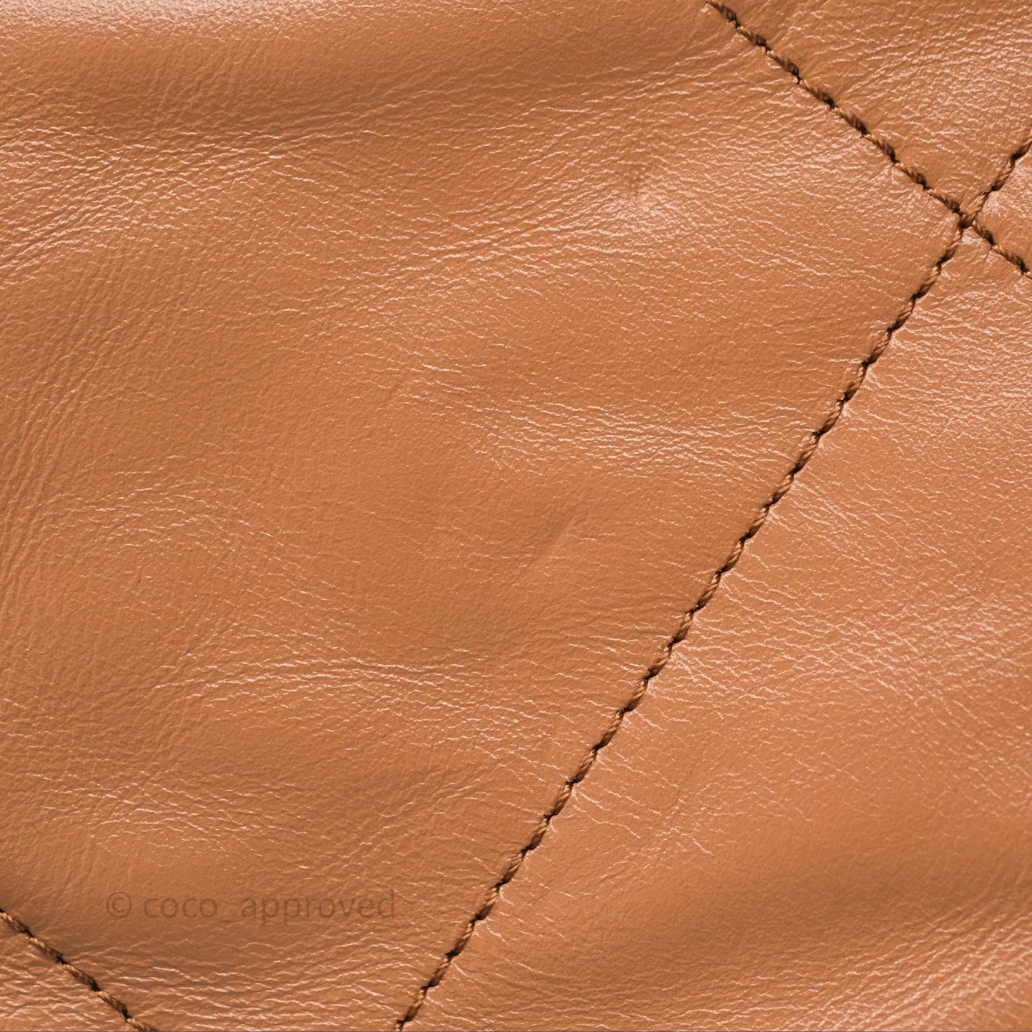 Chanel 22 Small Beige Shiny Calfskin Aged Gold Hardware