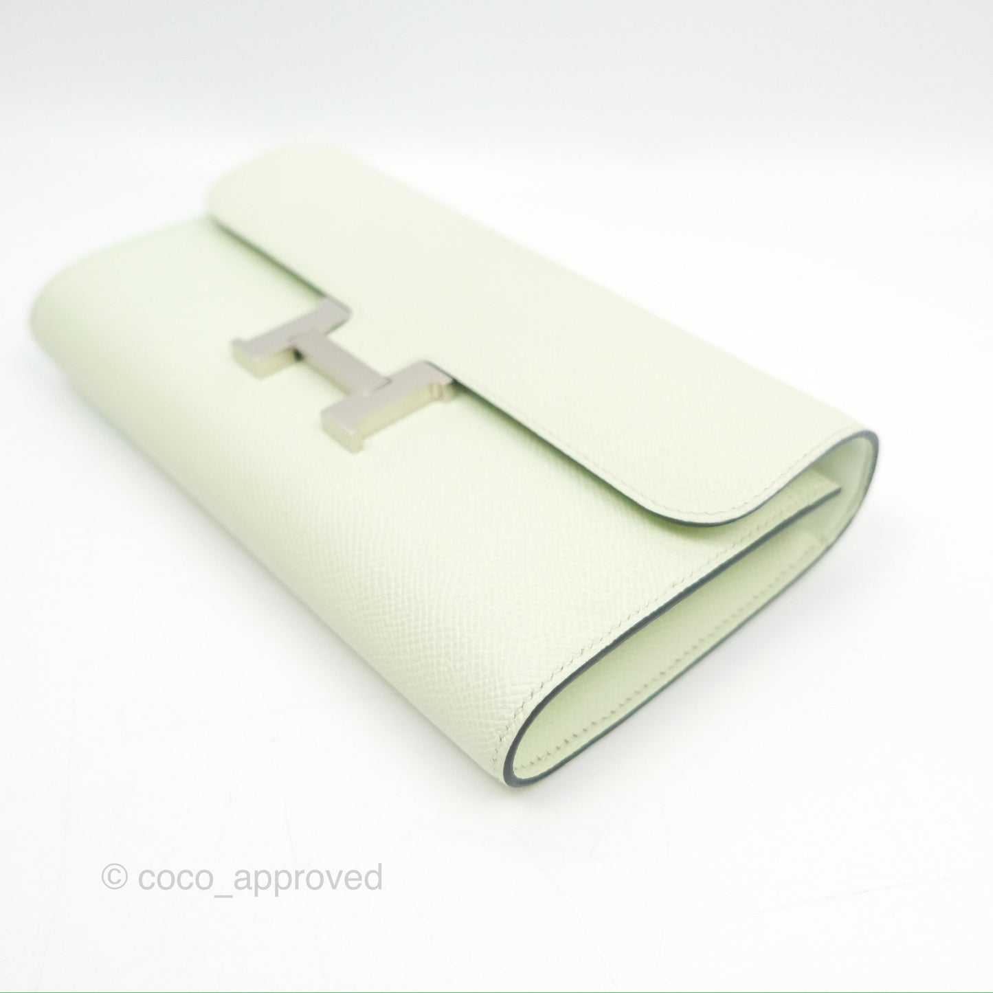 Hermès Constance To Go Wallet Vert Fizz Epsom Palladium Hardware
