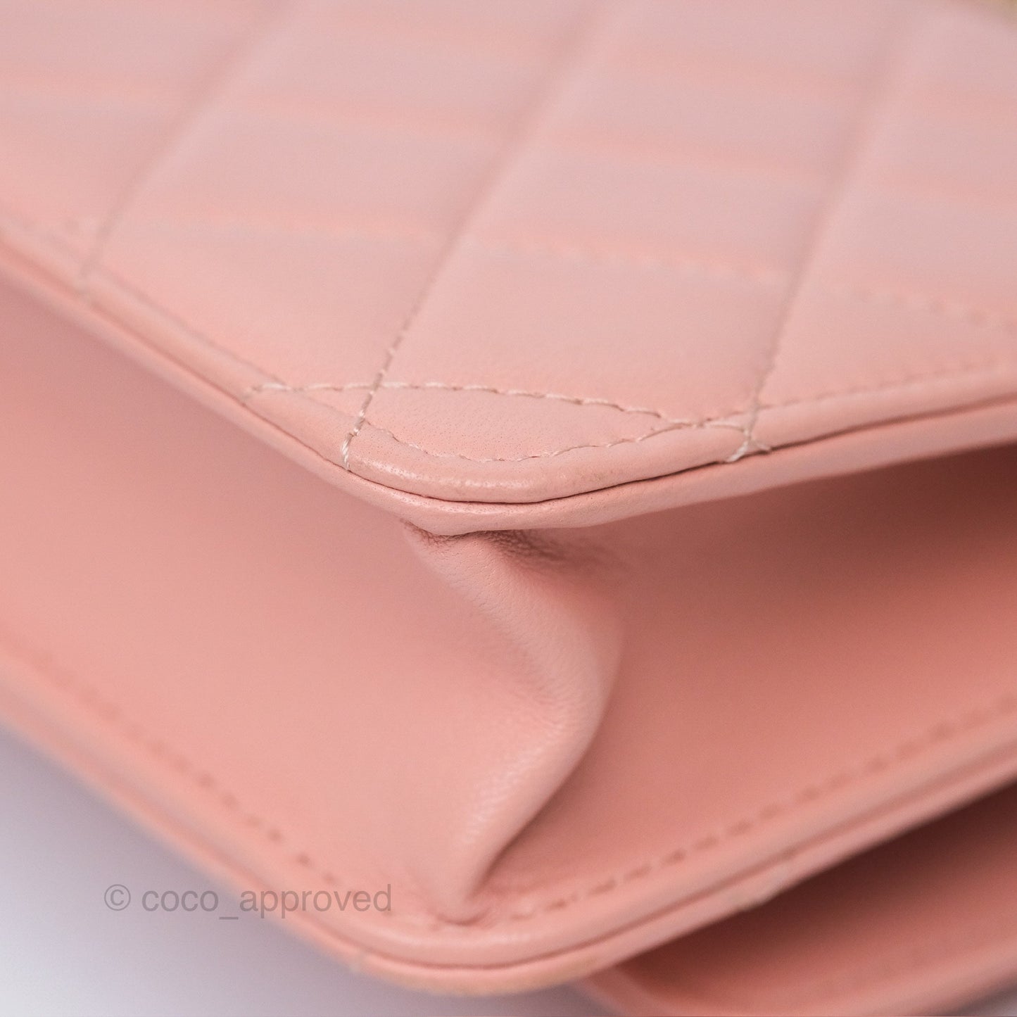Chanel Trendy CC WOC Quilted Salmon Pink Lambskin Gold Hardware