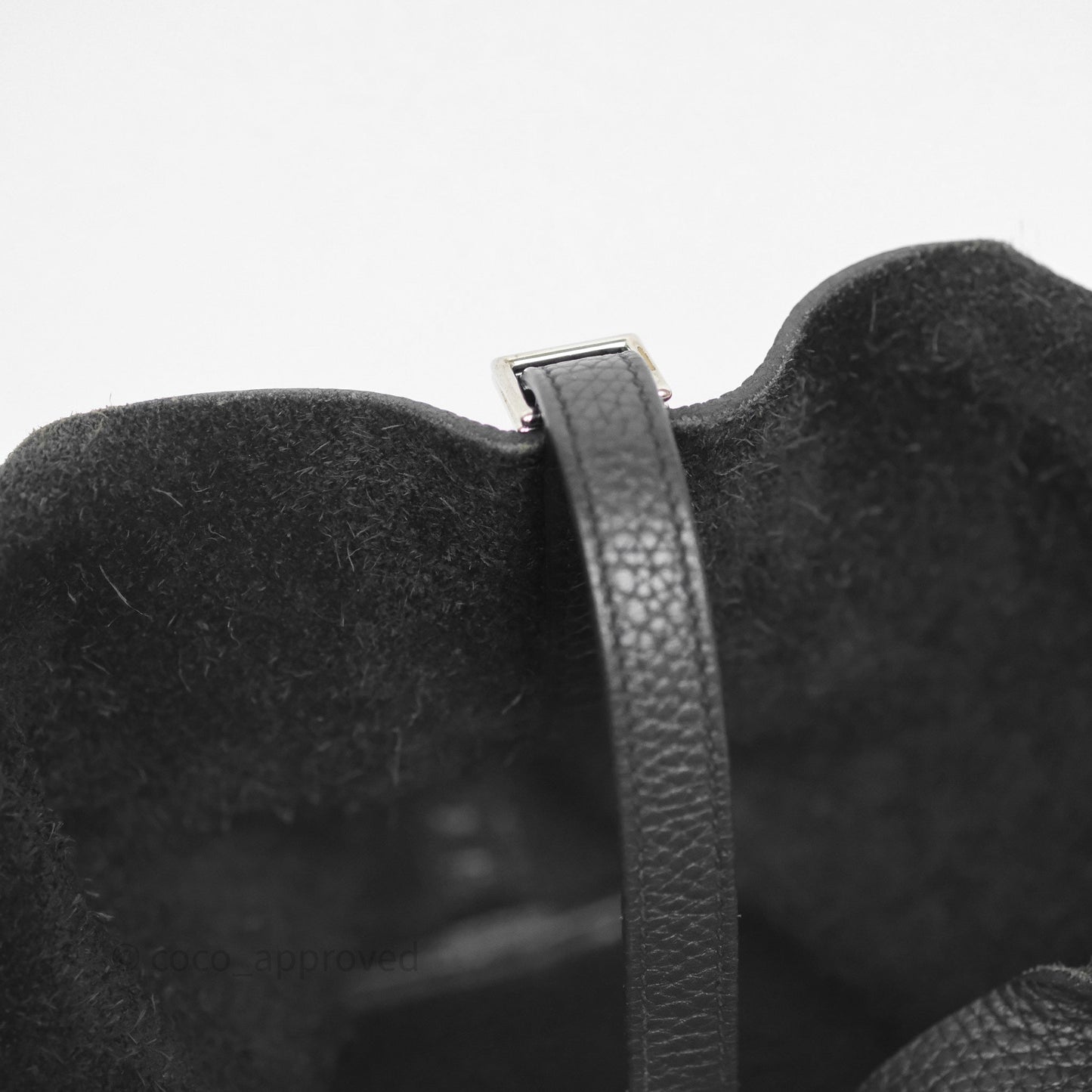 Hermès Picotin 22 Black Noir 89 Clemence Palladium Hardware