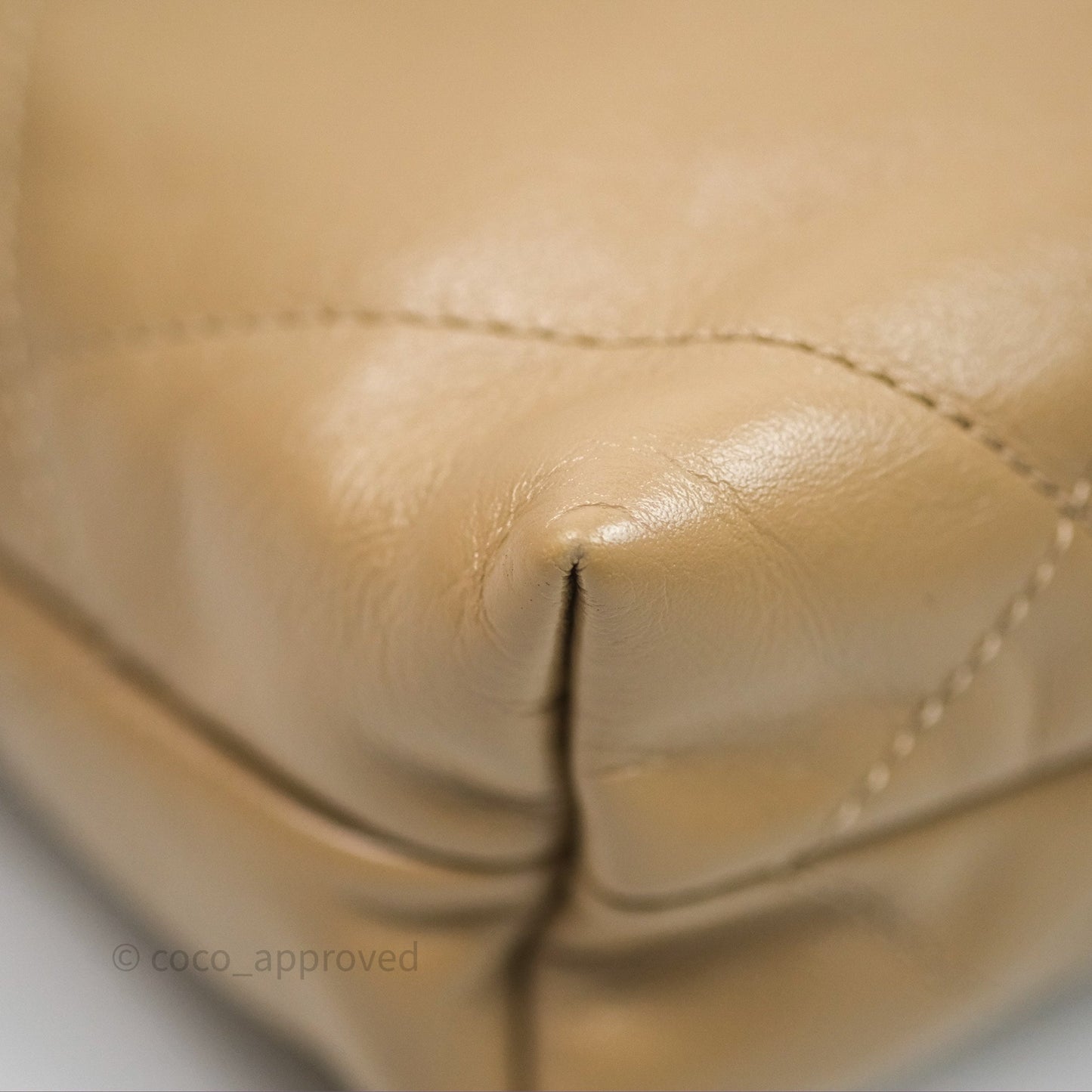Chanel 22 Mini Bag Beige Shiny Crumpled Calfskin