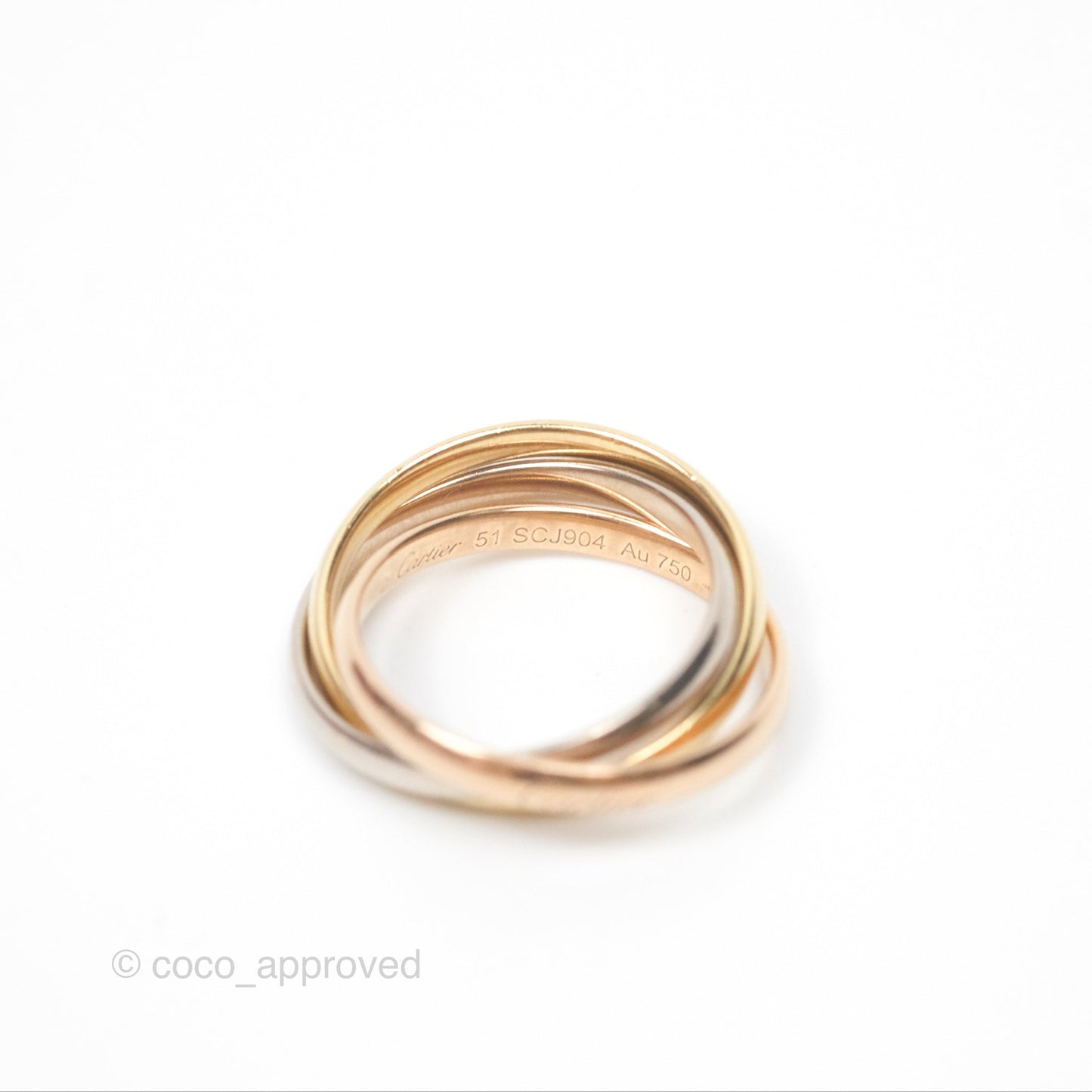 Cartier Trinity Ring White Gold/ Yellow Gold/ Rose Gold