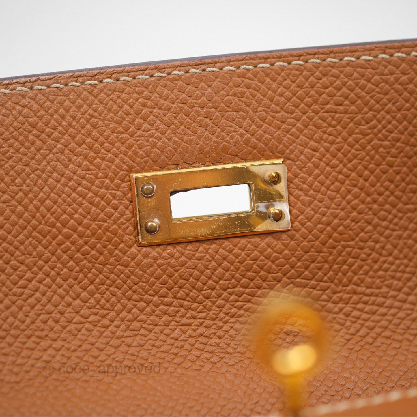 Hermès Kelly 25 Sellier Gold 37 Epsom Gold Hardware