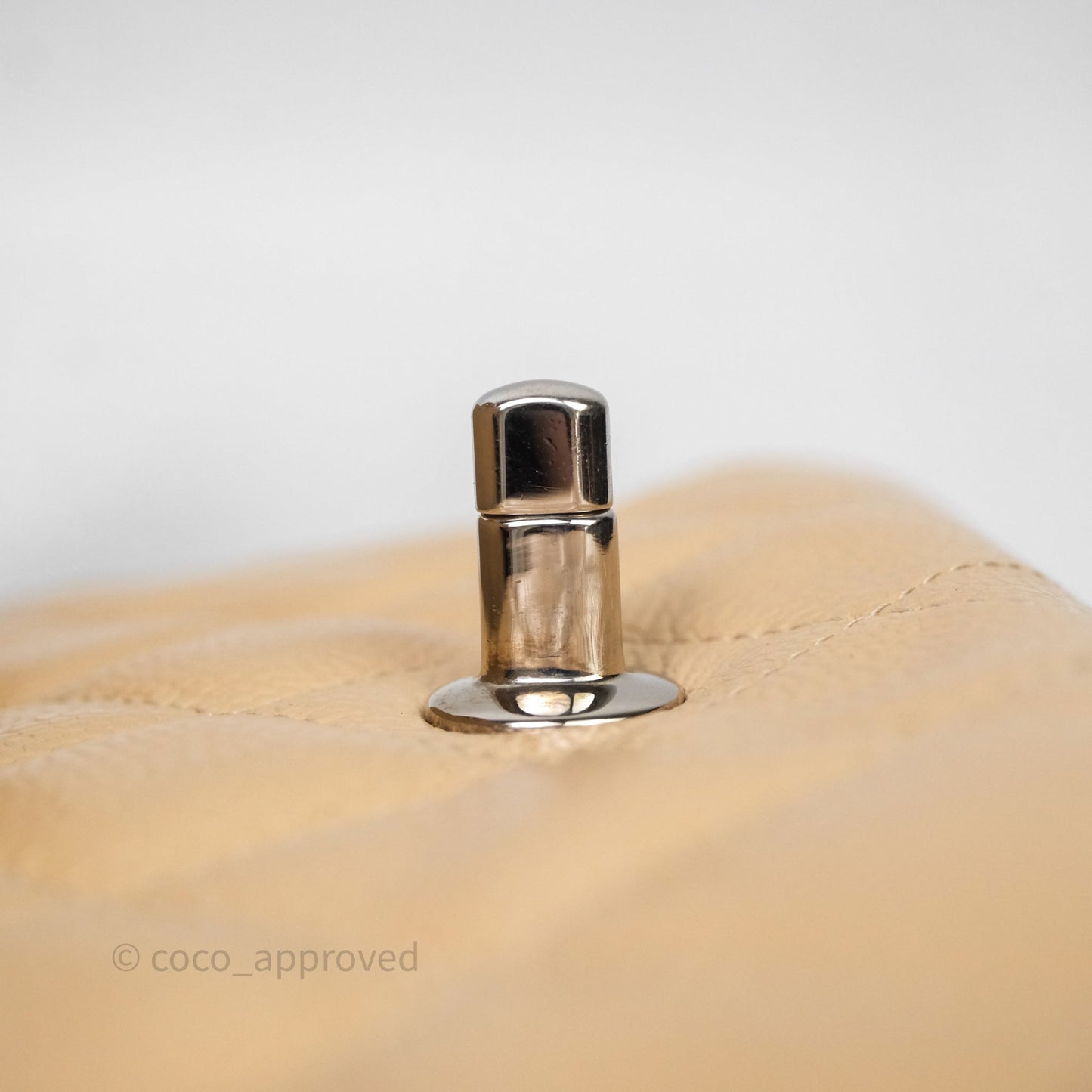 Chanel Jumbo Double Flap Beige Caviar Silver Hardware⁣⁣