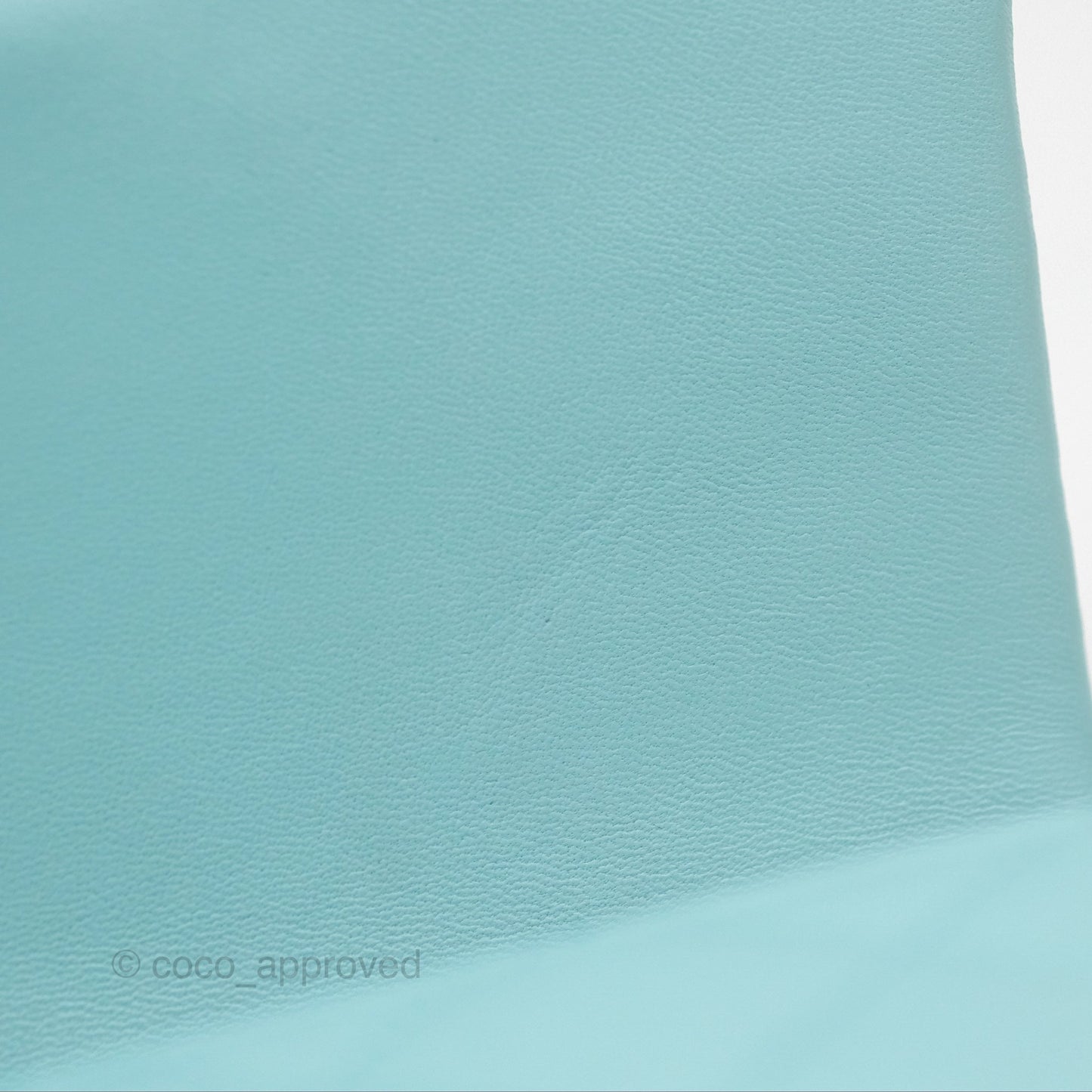 Chanel Quilted Mini Rectangular Flap Tiffany Blue Lambskin Silver Hardware