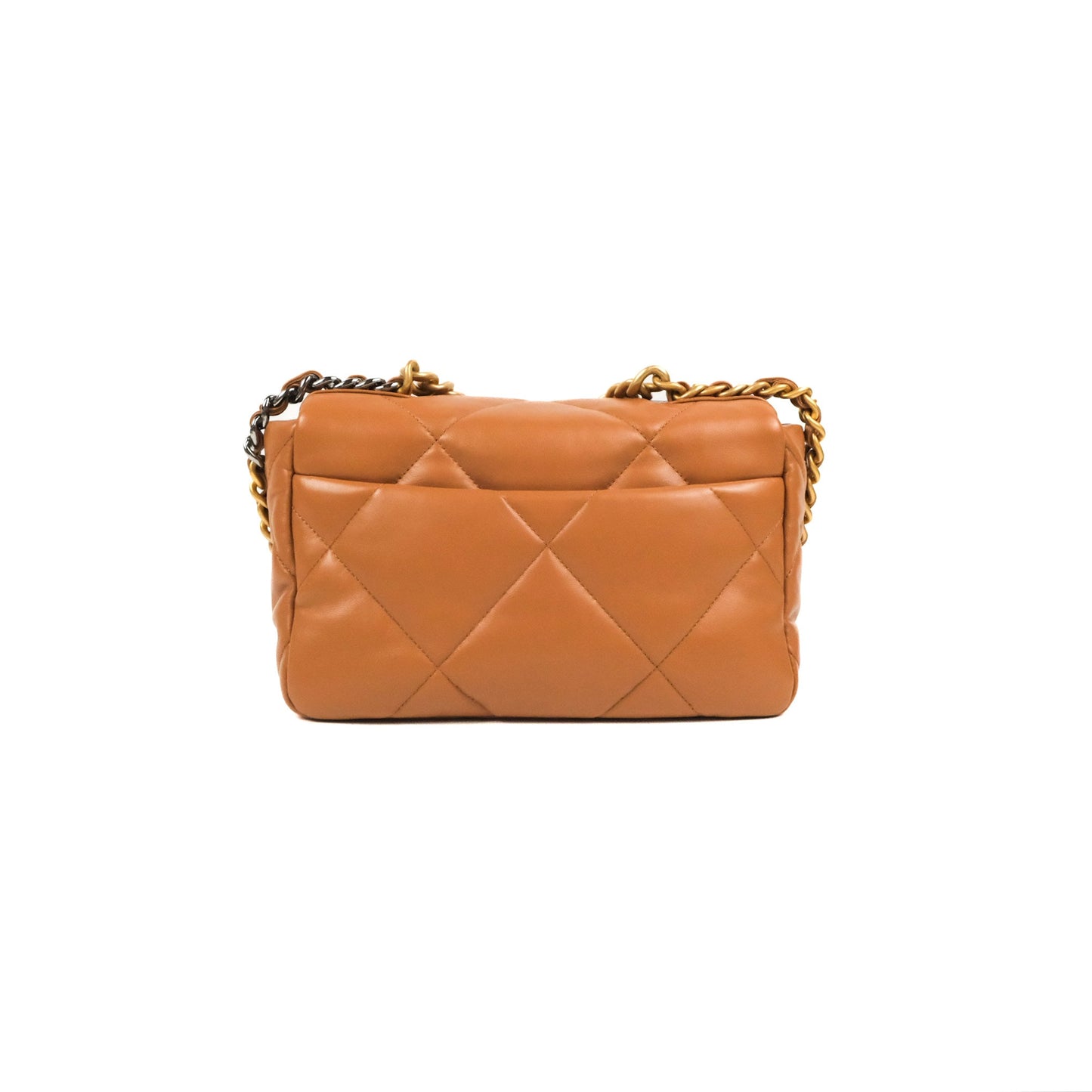 Chanel 19 Small Caramel Brown Mixed Hardware 21A