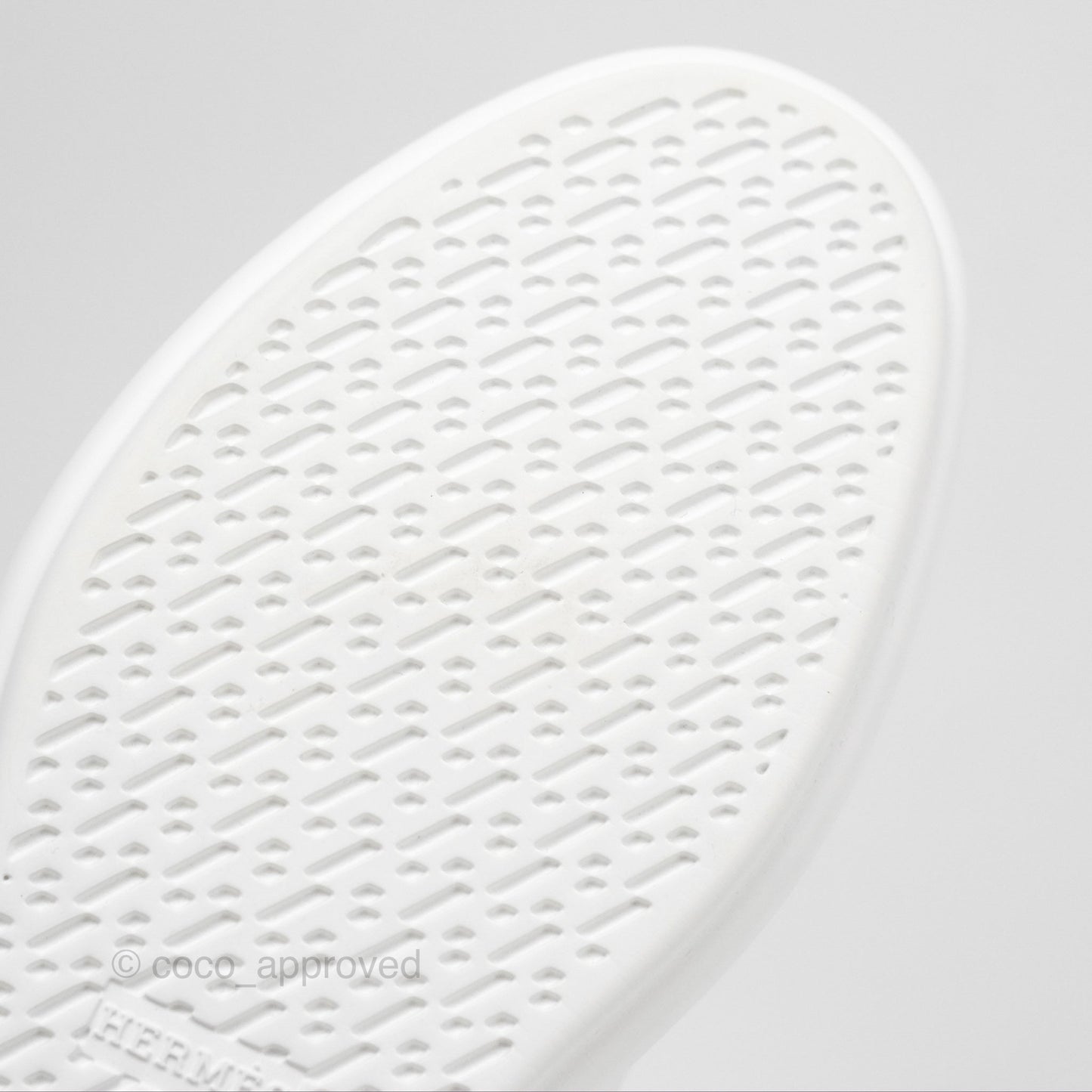 Hermès Happy Sneaker in White Calfskin Size 36.5