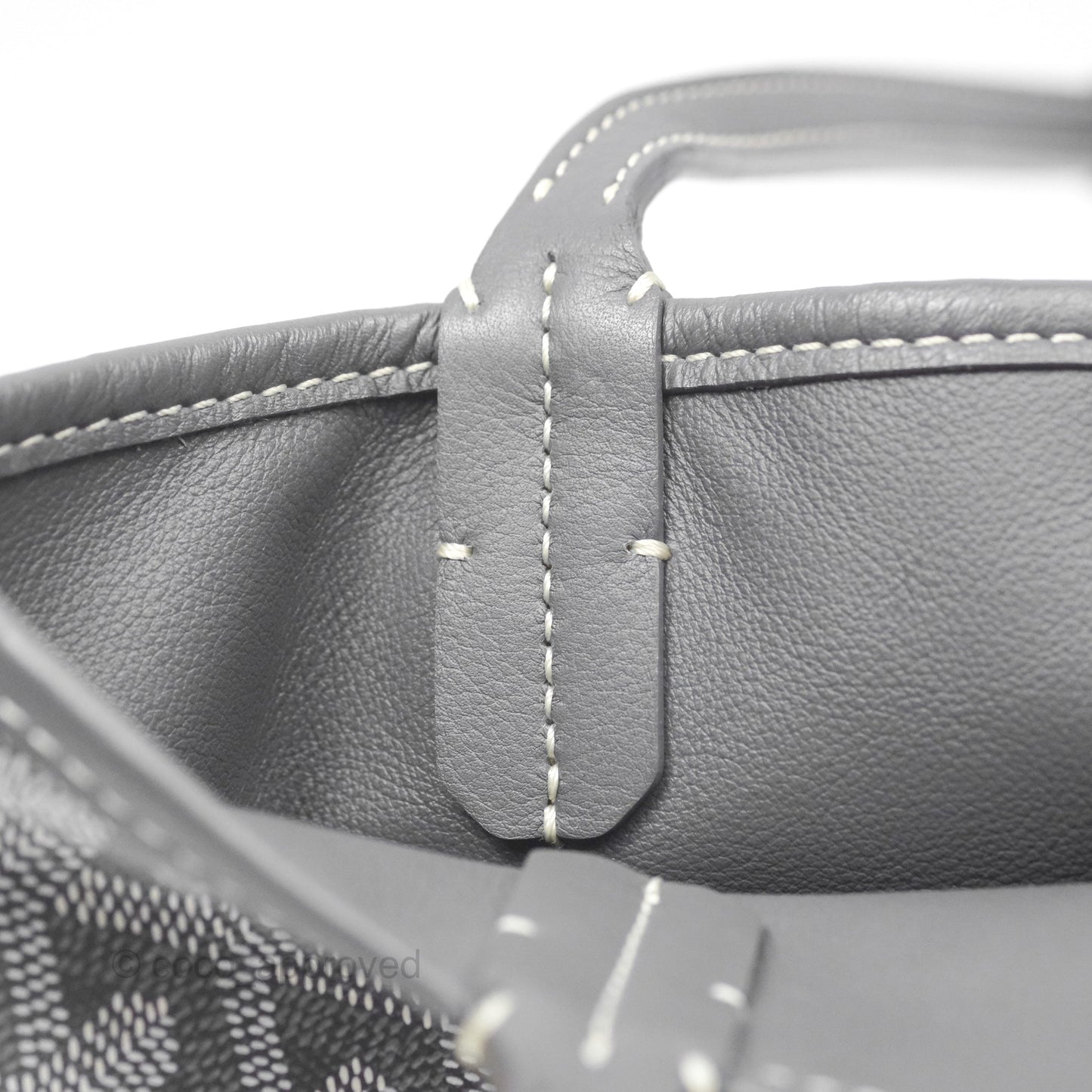 Goyard Anjou Mini Bag Goyardine Canvas Grey