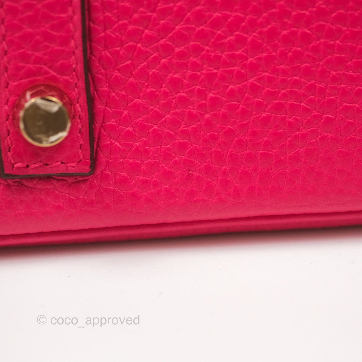 Hermès Birkin 30 Retourne I6 Rose Extrême Clemence Gold Hardware