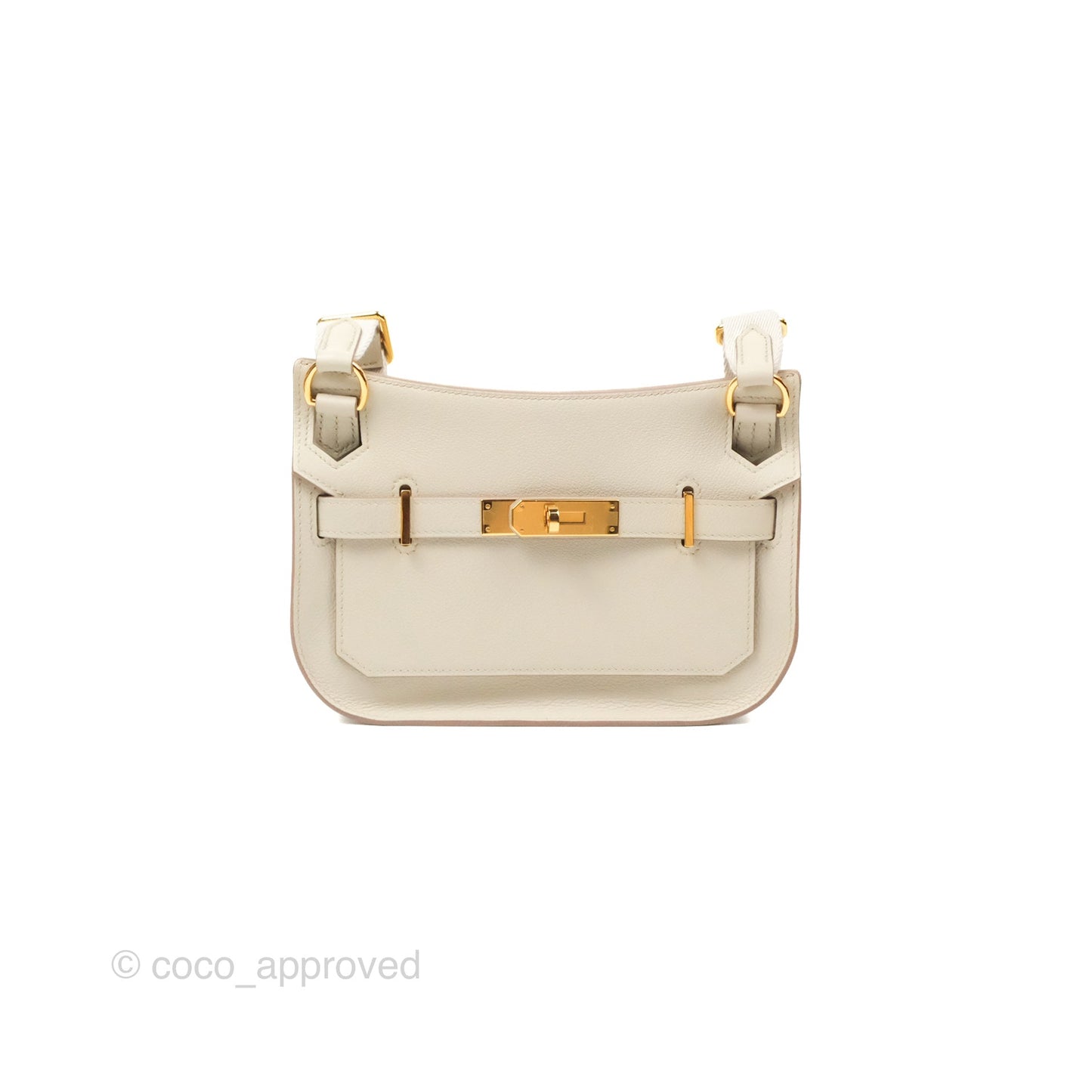 Hermès Mini Jypsiere Beton Evercolor Gold Hardware