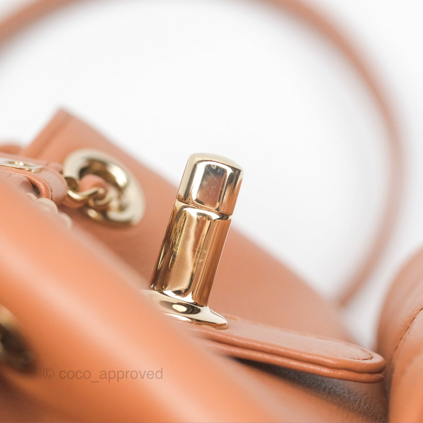 Chanel Small Duma Drawstring Backpack Camel Calfskin 24P