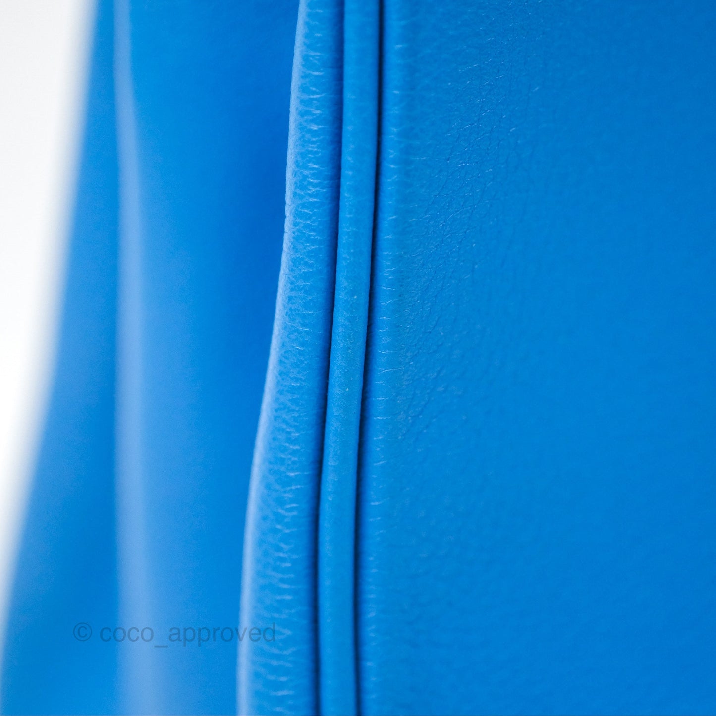 Hermès Retourne Kelly 28 Blue Evercolor Gold Hardware