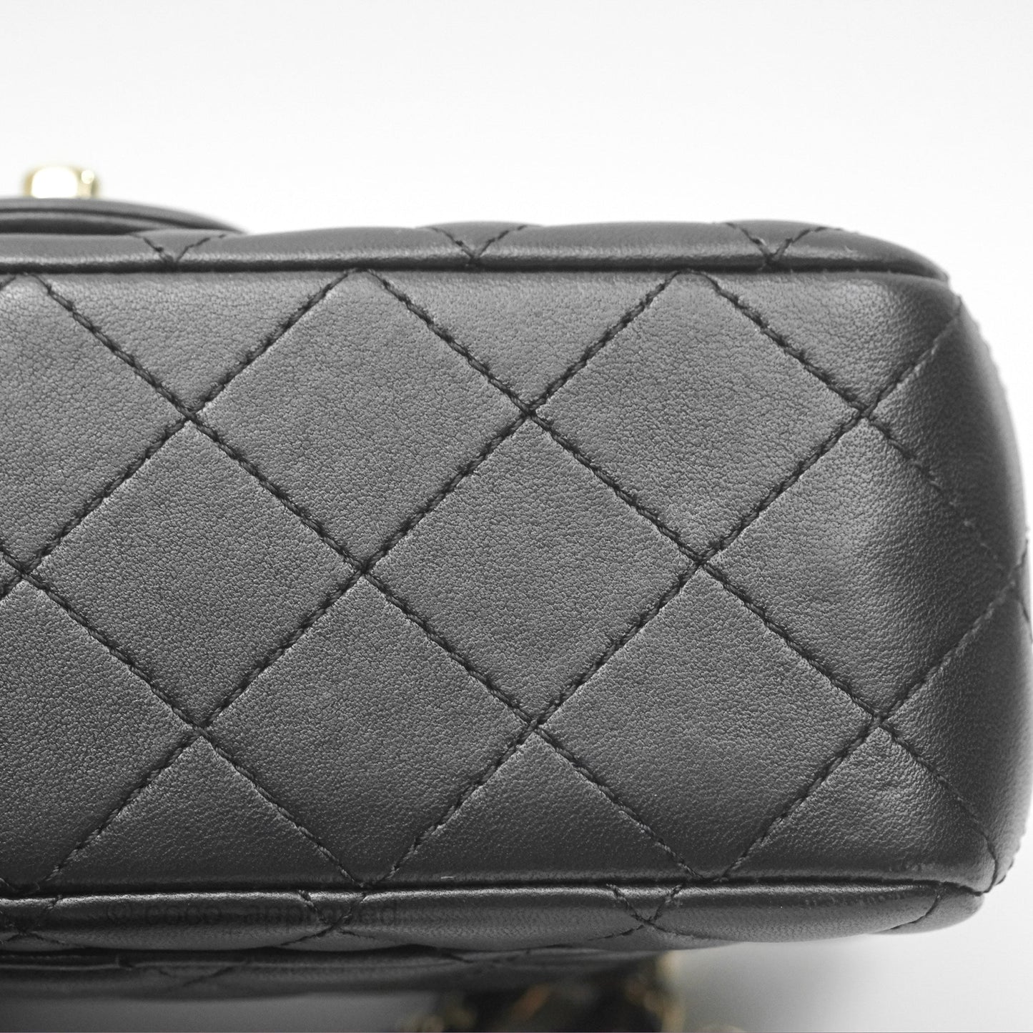 Chanel Ball Crush Mini Rectangular Black Lambskin Gold Hardware 23C