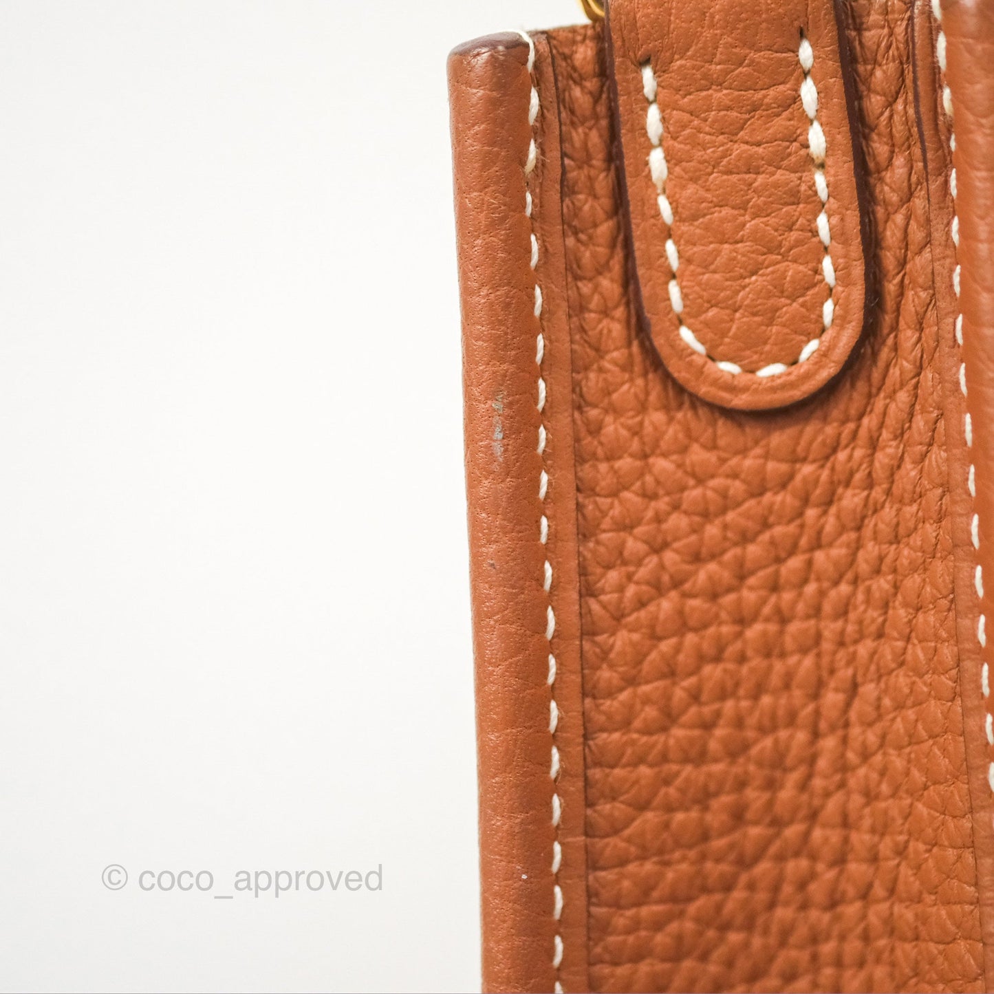 Hermès Mini Evelyne 16 Gold Clemence Gold Hardware