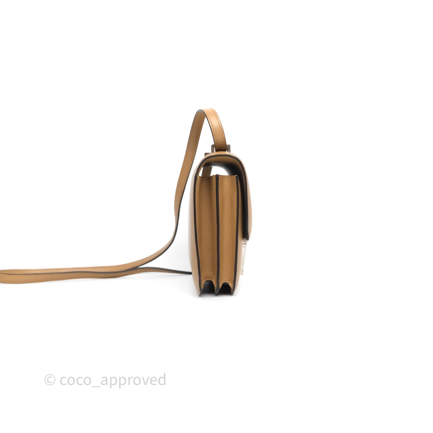 Hermès Constance Mini 18cm Chai 0M Epsom Palladium Hardware