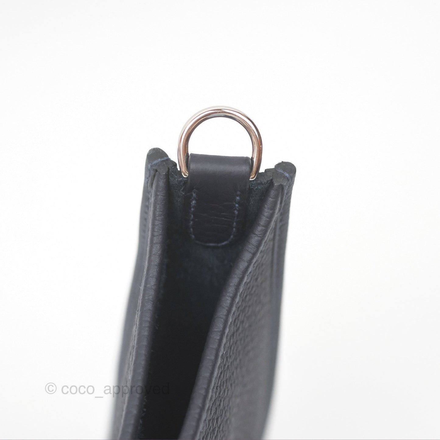 Hermès Mini Evelyne 16 Caban 3Y Clemence Palladium Hardware