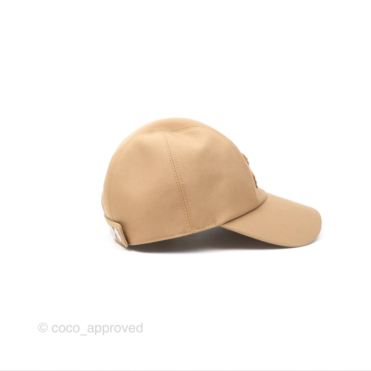 Hermès Davis H Sellier Cap Beige Camel