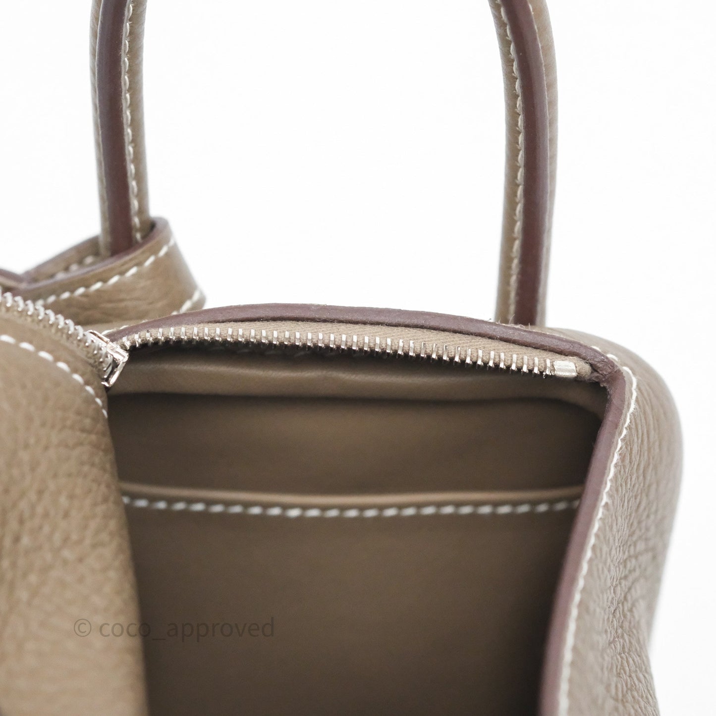 Hermès Mini Lindy 20 Etoupe 18 Clemence Palladium Hardware