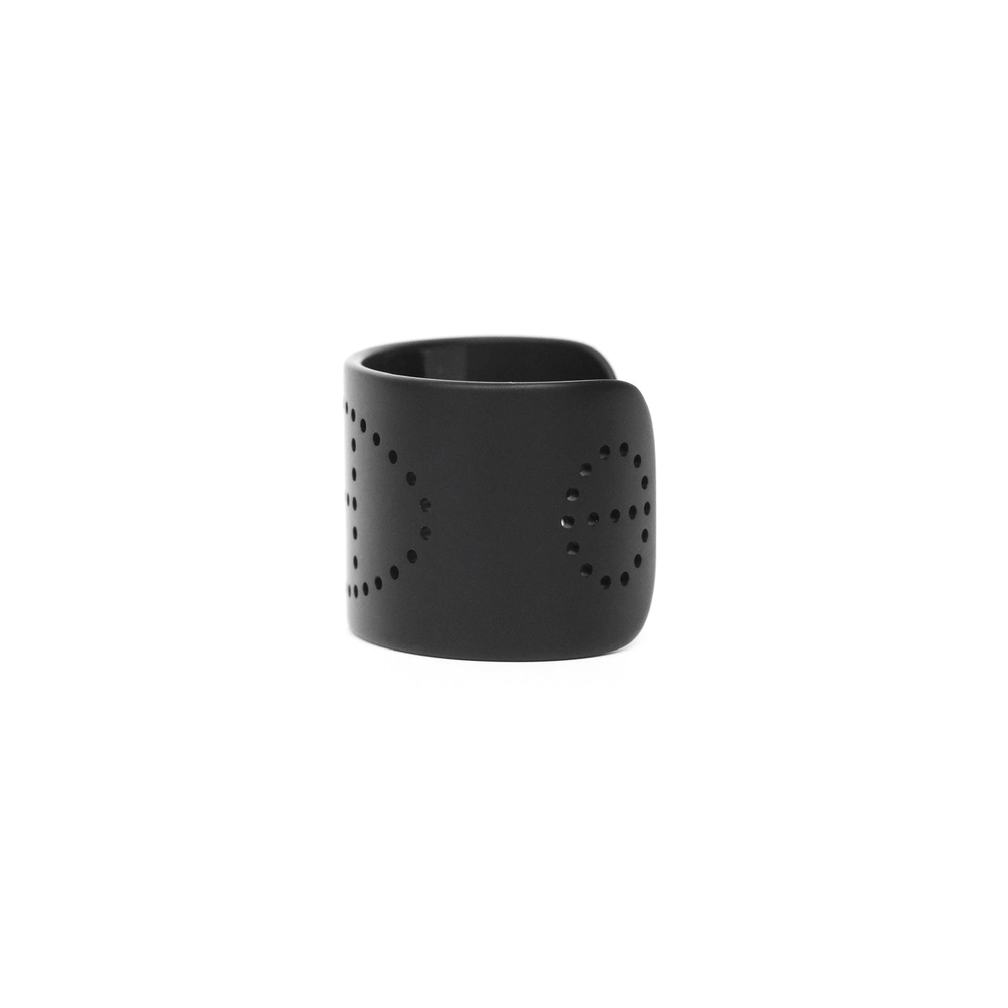 Hermès Evelyne Aluminium Sunset Cuff Bracelet Black Noir 89