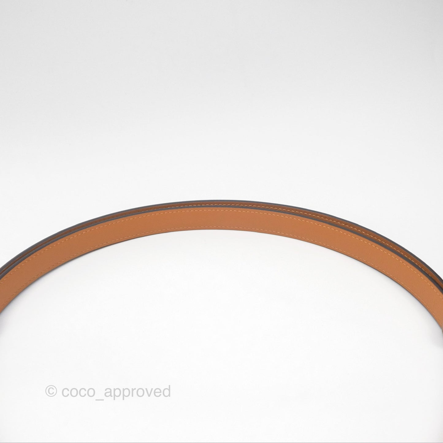 Hermès Epsom Kelly Buckle Belt Etoupe 18 Rose Gold Hardware