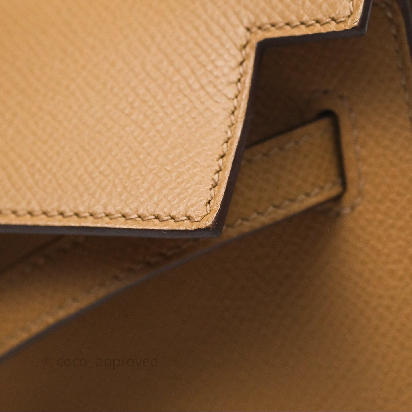 Hermès Sellier Kelly 25 Chai 0M Epsom Gold Hardware