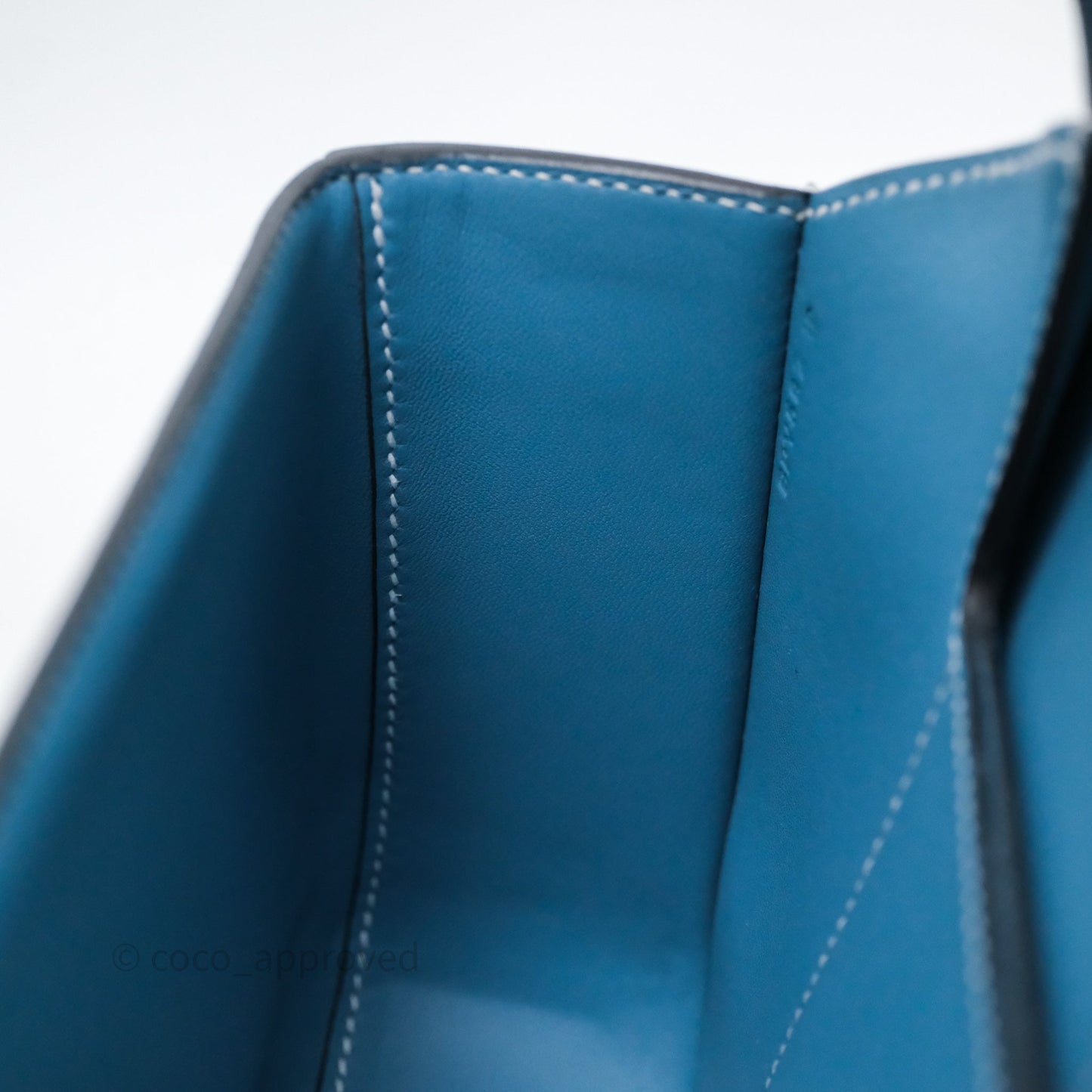 Hermès Della Cavalleria Mini II Bag 18 New Bleu Jean 75 Epsom Palladium Hardware