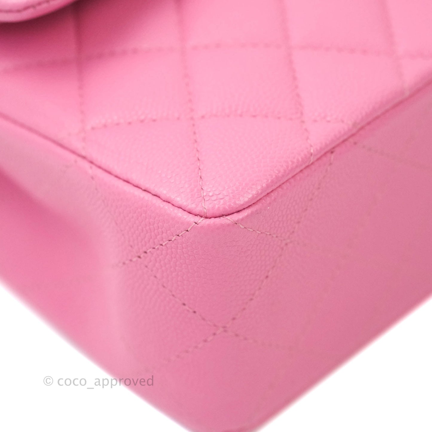 Chanel Classic Small S/M Flap Pink Caviar Gold Hardware 21P