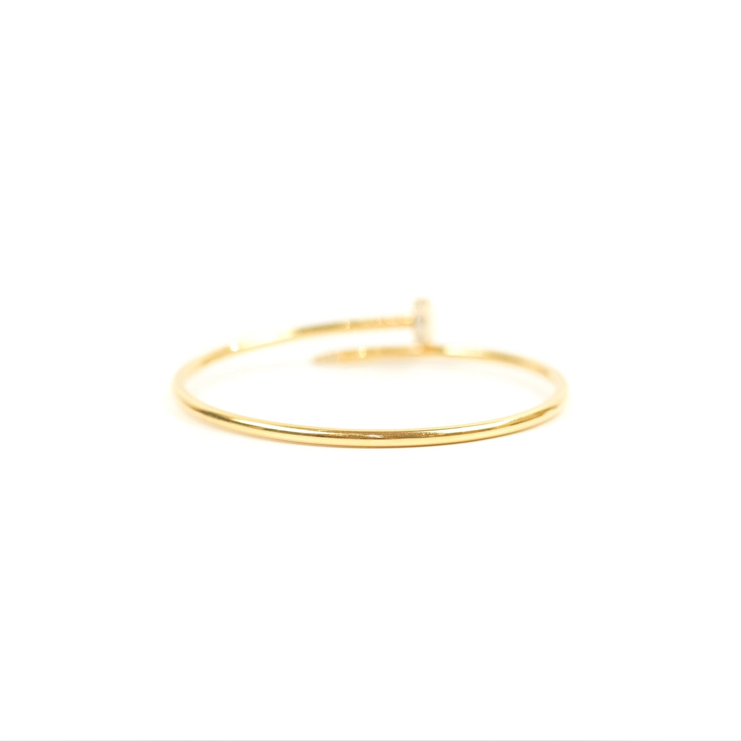 Cartier Small Juste Un Clou Bracelet 18K Yellow Gold Diamond