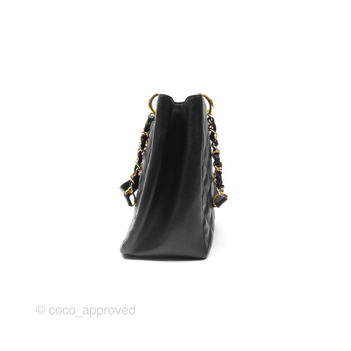 Chanel GST Black Caviar Gold Hardware