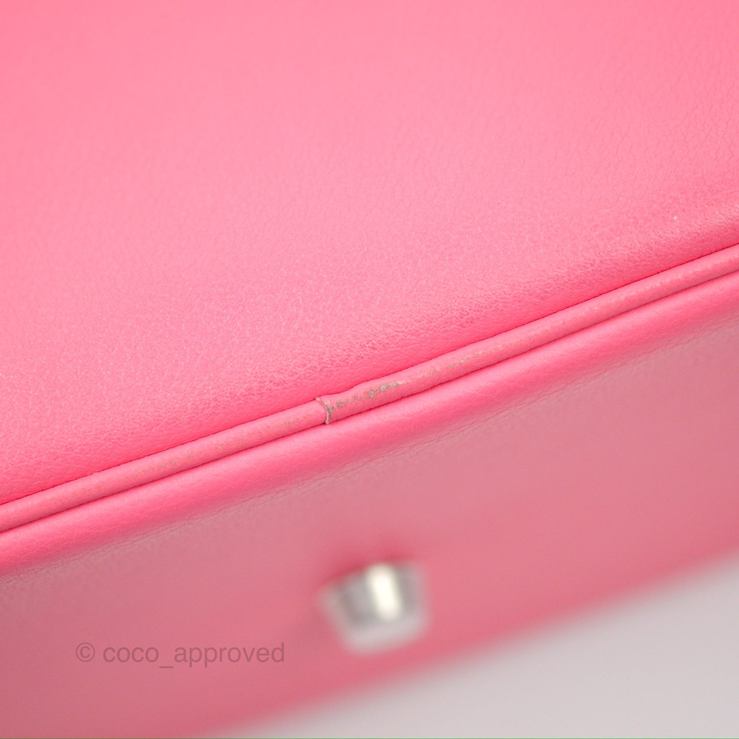 Hermès Lindy 26 Rose Azalee Evercolor Palladium Hardware