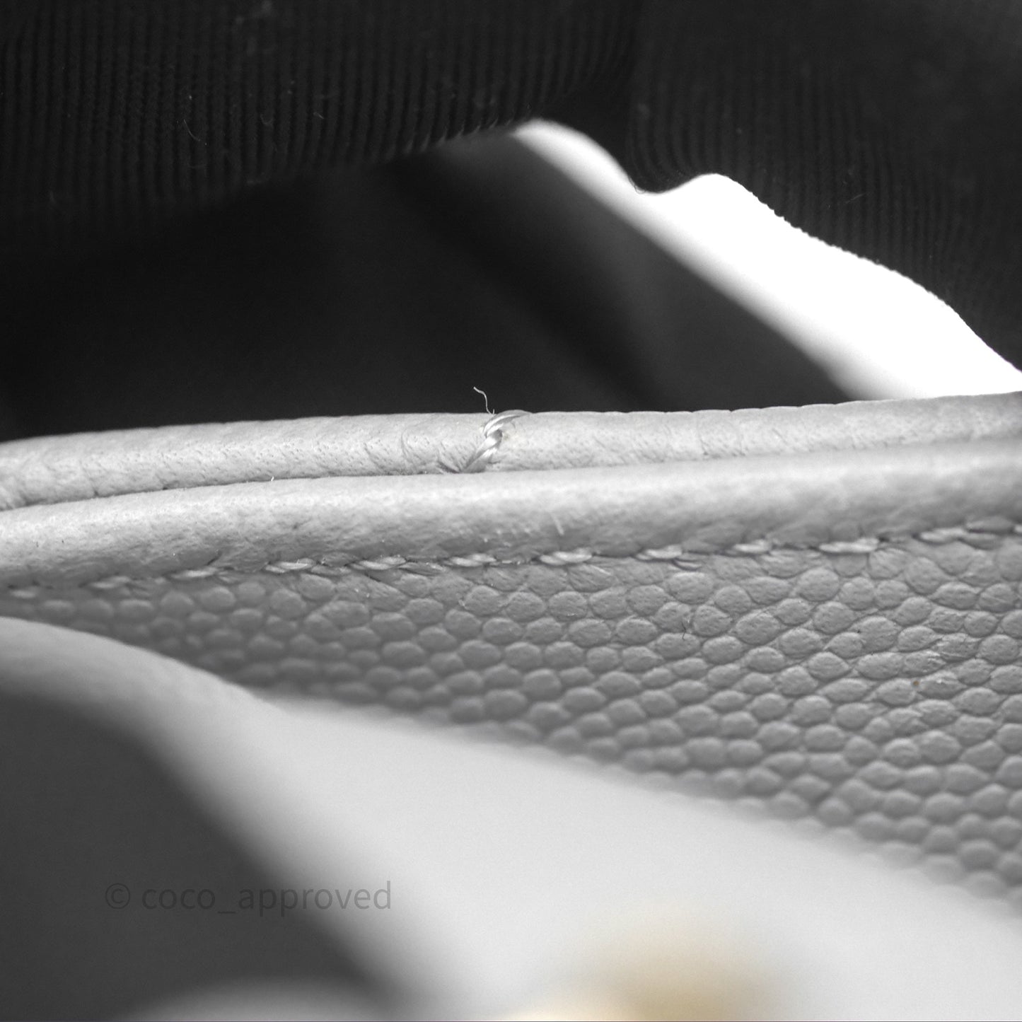 Chanel Quilted Medium Business Affinity Flap Grey Caviar Gold Hardware